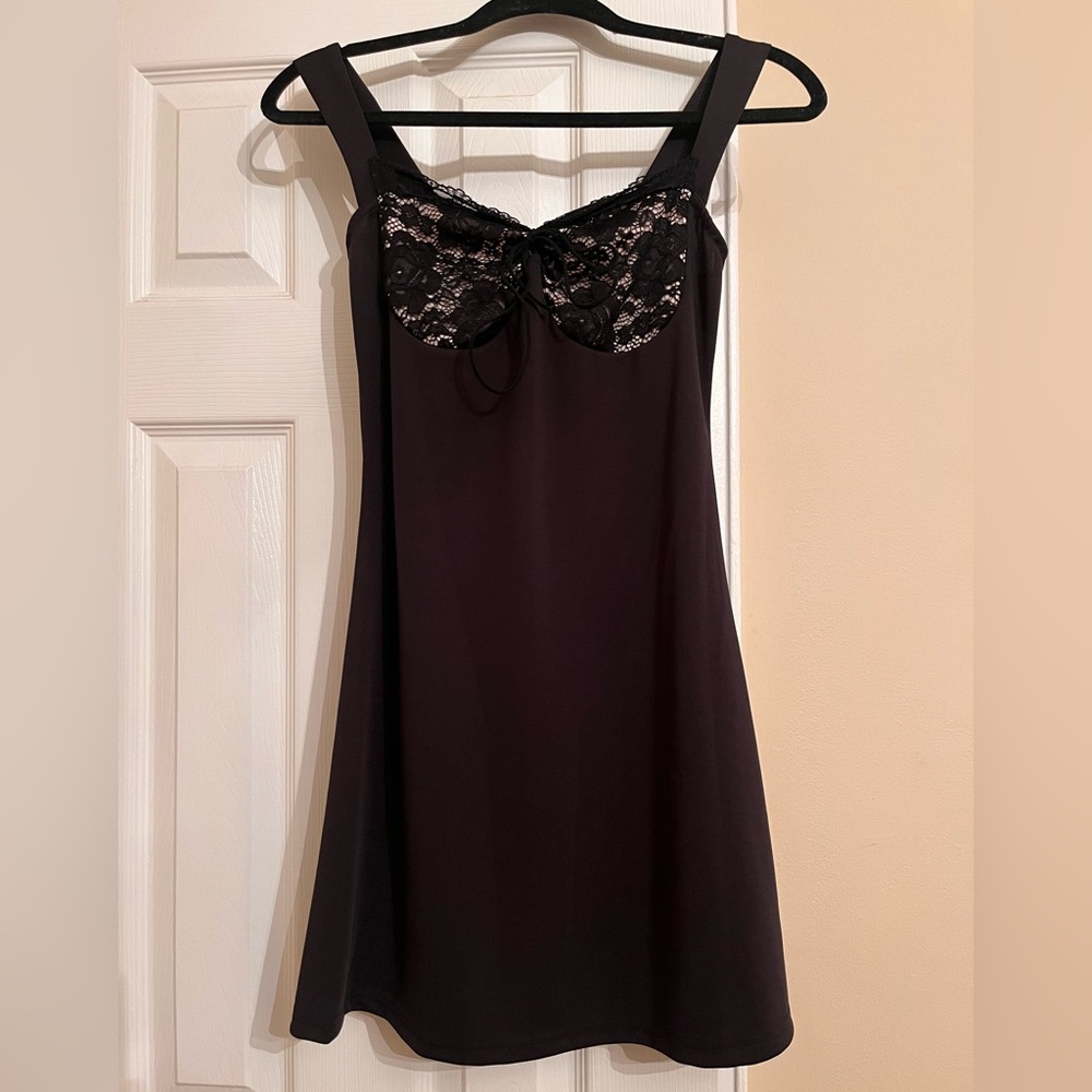 Black dress with lace… never worn
